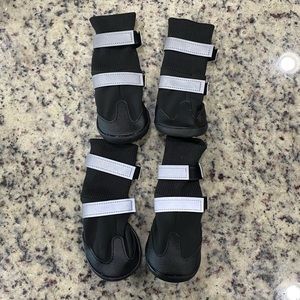 Lightly used dog booties for all weather
